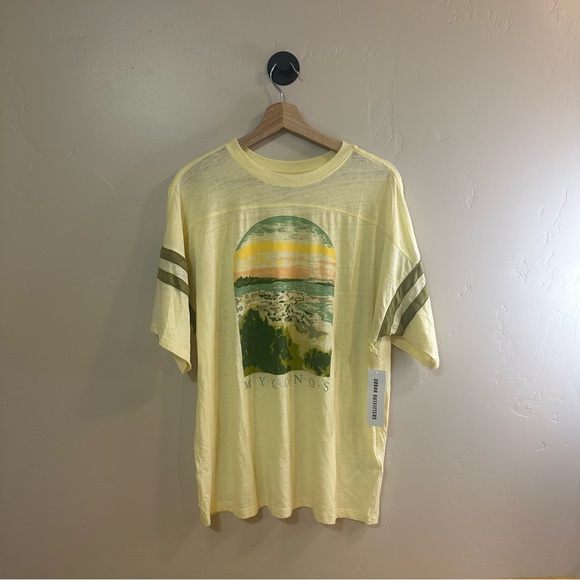 NWT Urban Outfitters BDG Rowan Mykonos Graphic Oversized T Shirt Tee - Picture 4 of 5